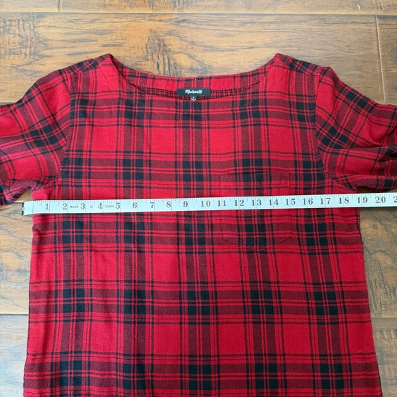 Madewell Herald Tee in Curtis Plaid - Picture 10 of 10